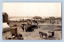 RPPC 1910. IMPERIAL BEACH, CAL. BUSY DAY, RESTAURANT, HORSES. POSTCARD RR19 picture