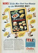 1944 Ovaltine plain & chocolate flavored Vintage Ad Delicious Way picture