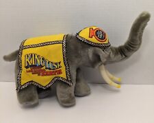 Elephant Plush Ringling Bros Barnum Bailey Circus Kenneth Field King Tusk 1987 picture