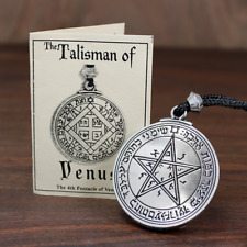 Talisman Venus Solomon Seal Pendant kabbalah Jewelry wiccan pentacle love picture