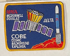 VINTAGE Cosmic Background Explorer COBE 5 inch CLOTH patch NASA DELTA picture