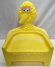 1981 Knickerboxer Toys Big Bird Booster Seat Sesame Street Plastic 10