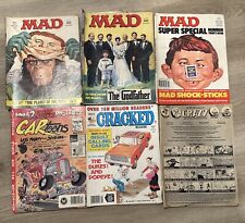 Mad, Cracked, Crazy, CARtoons Magazine Lot 1960 - 1980. Some Missing Covers picture