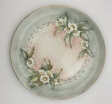 German Hand-Painted Porcelain Plate with Floral Design picture