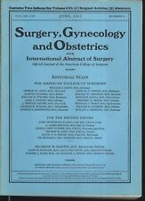 SURGERY GYNECOLOGY & OBSTETRICS William Mayo Breast Cancer Peptic Ulcers 6 1933 picture