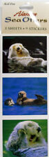 Acid Free Alaska Theme Stickers - Sea Otters - cute  New In Package sticker set picture