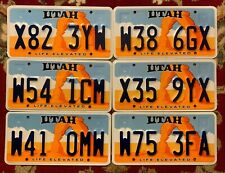 UTAH COLORFUL ARCH GRAPHIC LICENSE PLATE MOAB NATIONAL PARK RANDOM NUMBER ARCHES picture