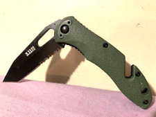 5.11 Tactical 51142 Charlie Folder Linerlock Tanto Combo Edge Pocket Knife-Great picture