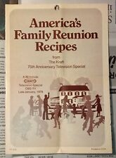 America's Family Reunion Recipes - Kraft - CBS - 1978 picture