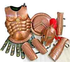 Medieval King Spartan 300 movie Helmet With Plume Muscle Jacket Leg ARM Guards picture
