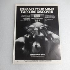 Vintage Print Ad Discover News Magazine Sports Illustrated Aug 6, 1984 picture