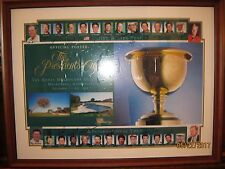 1998 THE PRESIDENTS CUP 29 AUTOGRAPHS OFFICIAL FRAMED POSTER RARE picture