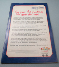 Vintage 1998 Taste of Home Savings Pack Recipes & Expired Name Brand Coupons picture