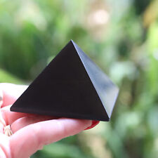 Karelia  Shungite Pyramid ONE 60mm 2.4 inch BETTER Than Orgone EMF Protection picture
