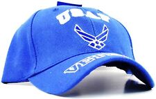 Air Force Veteran White Logo Premium Embroidered Baseball Cap Hat United States picture