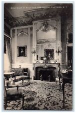 Gold Room At Mills State Park Museum Staatsburg New York NY Vintage Postcard picture