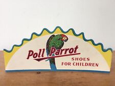 Vintage Poll Parrot Shoes For Children Boys Girls Advertising Paper Crown Hat picture
