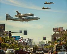 Space Shuttle Endeavor on Boeing 747 Over Los Angeles PHOTO picture