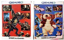 Original 1980s Gremlins Movie Promo Poster Set of 2- UNUSED- Mailed Rolled picture
