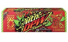 Mtn Dew Flamin Hot Mountain Dew 12 pack 12 ounce cans Limited Stock  picture