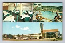 Arlington VA-Virginia, ARVA Motor Hotel, Pool, Advertising, Vintage Postcard picture