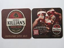 Beer Brewery Coaster: GEORGE KILLIAN'S Irish Red ~ Facebook Friends ~ Since 1864 picture