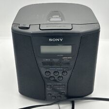 Sony ICF-CD833 CD Player Alarm Clock-AM/FM-Black-1995-Corded-Tested All Works picture