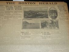 1909 JULY 31 THE BOSTON HERALD - WRIGHT SMASHES RECORDS IN FLIGHT - BH 212 picture