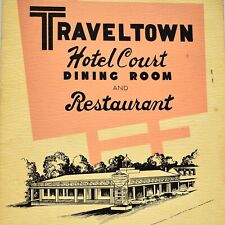 1950s Traveltown Hotel Court Dining Room Restaurant Cloverdale Roanoke Virginia picture