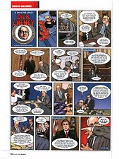 2004 PRINT AD - A DAY IN THE LIFE OF DICK CHENEY COMIC STRIP PAGE FROM MAXIM picture