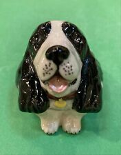Kevin Francis Face Pots- The Sweet Springer Spaniel, Black & White picture