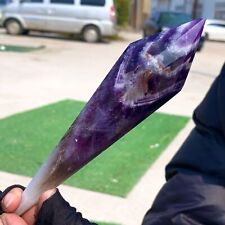 172G Natural Dream Amethyst Quartz Crystal Single End Magic Wand Therapy picture