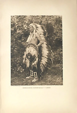 THE VANISHING RACE  - 39 - GOES AHEAD, CUSTER SCOUT - CROW - VINTAGE - 1925 picture