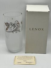 Lenox The Doves Of Peace Millennium Glass Vase 24K Gold & Platinum COA Limited picture