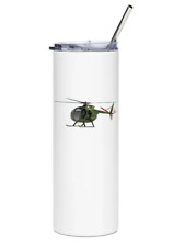 Hughes OH-6 Cayuse Stainless Steel Water Tumbler with straw - 20oz. picture