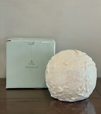 Partylite 6” Glitter Snowball Candle With Box And Tissue picture
