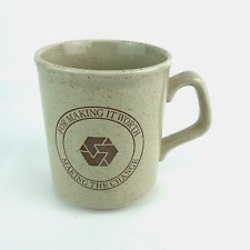 Vintage Virginia Commonwealth Bankshares Coffee Mug Made in England 1962-1972 picture