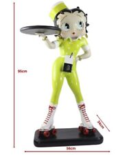 NEW Betty Boop Rollerskate Diner Waitress Large Yellow Lime 3ft 95cm Figurine picture