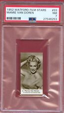 1952 Watford Film Stars Card #33 MAMIE VAN DOREN Rowena South Dakota PSA 7 picture