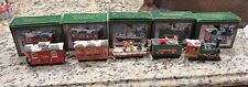 World Bazaars Inc North Pole Express Train First Edition Complete Set Of 5 Boxes picture
