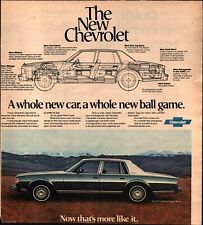 1977 Chevrolet Caprice Classic Sedan Vintage Original Print Ad 8.5 x 11