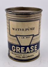 VTG CHAMPLIN GREASE 1 Lb Can. Enid Oklahoma. Full Can picture