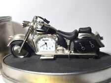 Collectible Vintage Fossil Limited Edition Motorcycle Desk Clock picture