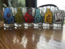 Vintage drinking glasses lab chemistry scientist beaker test tube picture