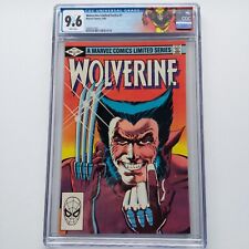 Wolverine Limited Series #1 CGC 9.6 White Pages Custom Label Frank Miller picture