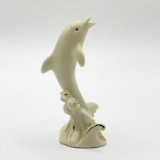 Lenox Porcelain Dolphin Figurine with 24K Gold Accent Trim, 4