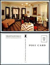CONNECTICUT Postcard - Hartford, Harriet Beecher Stowe House, Rear Parlor S6 picture