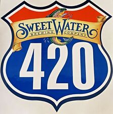 Sweetwater Brewing Company 420 Highway w/ trout Sticker Craft Beer Brewery New picture