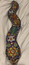 Mexican Huichol Beaded Snake Rain Stick Approx. 27.5” Inches Long Hand Made picture
