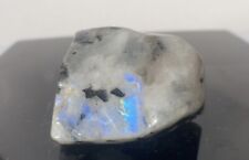 Grade A+ Rainbow Moonstone Polished - 89Grams W/ Black Tourmaline Inclusions picture